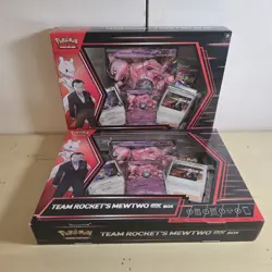 Lot Of 2 Pokemon Team Rocket's Mewtwo Ex Box Factory Sealed - Image 1