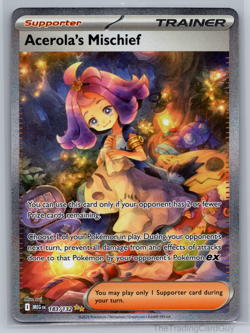 Pokemon TCG Acerola's Mischief 183/132 Me01: Mega Evolution Holo NM - Image 1