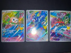 Pokemon First Partner Illustration Collection Rowlet, Litten, Popplio! - Image 1