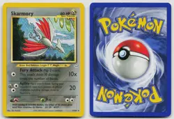 SKARMORY 23/64 RARE NEO REVELATION POKEMON UNLIMITED LP - Image 3