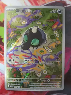 Pokemon TCG Mega Evolution Shroodle #149/132 Illustration Rare NM - Image 1