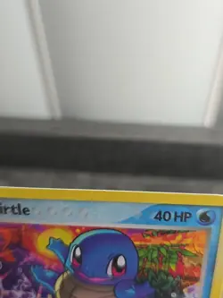Pokemon 2006 vintage Squirtle Crystal Guardians stamp 64/100 Reverse Holo - Image 3