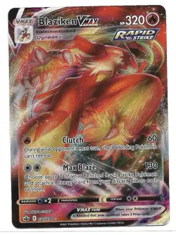 Blaziken VMAX 021/198 Swsh06: Sword & Shield - Chilling Reign Holo Pokemon NM - Image 1