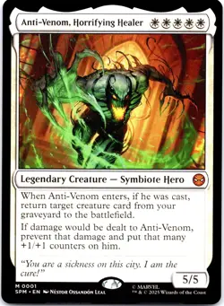 Anti-Venom Horrifying Healer Marvel Spider-Man MTG Secret Lair Regular Non-Foil - Image 1