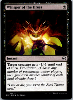 Whisper of the Dross Phyrexia: All Will Be One NM - Image 1