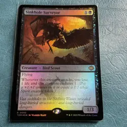 Sinkhole Surveyor Tarkir: Dragonstorm 0093 Rare Foil NM MTG - Image 1