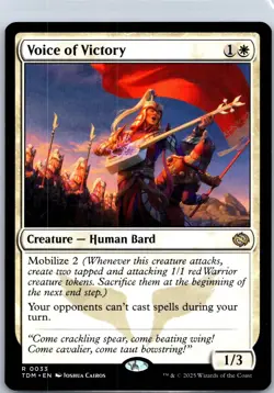 Voice of Victory R Tarkir: Dragonstorm 33 NM - Image 1