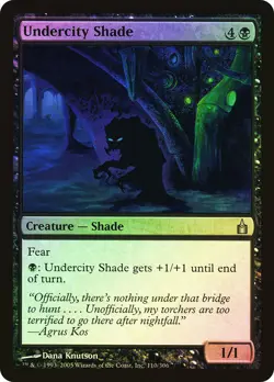 MTG FOIL Undercity Shade - Ravnica: City of Guilds #110 - Image 1