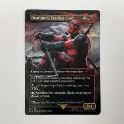 MTG Deadpool, Trading Card (1753) *Rainbow Foil* Secret Lair: Deadpool MT/NM - Image 1