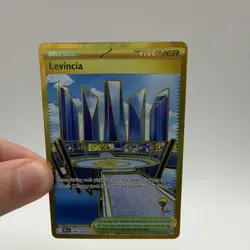 Pokemon TCG Levincia 244/182 Destined Rivals Hyper Rare Full Art Holo Stadium - Image 2
