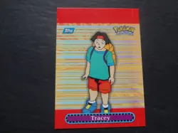 2000 Topps Pokemon Series 3 Pop Up #3 Tracey Chase Card TV Animation - Image 1