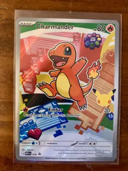 Charmander Pokemon MEO First Paper we Illustration Rare Promo - Image 1