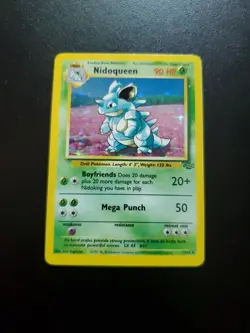 Pokemon Nidoqueen RARE HOLO LP Jungle 07/64 Stage 2 90 HP English Unlimited - Image 1