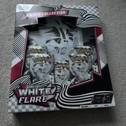 Pokemon TCG Scarlet & Violet White Flare Binder Collection - Image 1