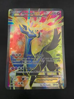 Pokemon TCG Xerneas-Ex Holo Full Art Ultra Rare Card XY 146/146 LP - Image 1