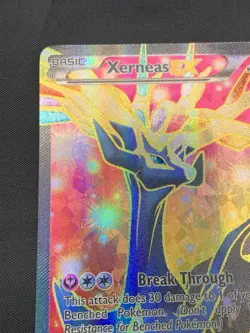 Pokemon TCG Xerneas-Ex Holo Full Art Ultra Rare Card XY 146/146 LP - Image 3