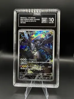 Pokemon N's Zekrom 210/193 Mega Dream EX Art Rare Holo TAG 10 Japanese 2025 - Image 1