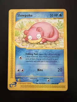 POKEMON AQUAPOLIS SLOWPOKE CARD 108/147 - Image 1