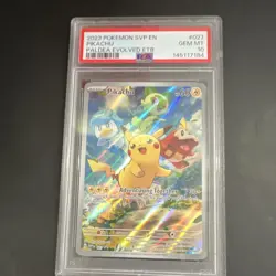 The Pokemon Company 2023 Pikachu 027 SV Promo Holo English PSA 10 - Image 3