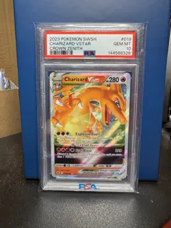 2023 Pokemon Sword & Shield Charizard VSTAR Crown Zenith PSA 10 - Image 1