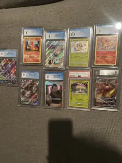 Bulk Pokemon Graded Slabs - 9 Slabs - Image 1