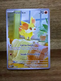 Pokemon Fennekin MEP 080 - Black Star Promo Sealed ME04: Chaos Rising ETB Promo - Image 1