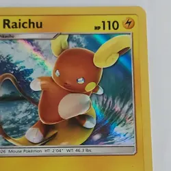 Pokemon TCG Alolan Raichu Trainer Kit S&M Holo Rare Card 30/30 - Image 5