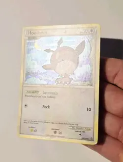 Pokemon Hoothoot HGSS05 Holo Rare LP - Image 4