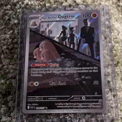 Team Rocket's Dugtrio 239/217 Team Rocket Rare Holo 100HP English - Image 1