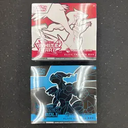 Black Bolt and White Flare POKEMON CENTER ETB Elite Trainer Box SEALED - Image 1