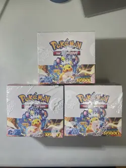 Brand New, Factory Sealed Pokemon Surging Sparks Booster Box- Lot of 3 - Image 1
