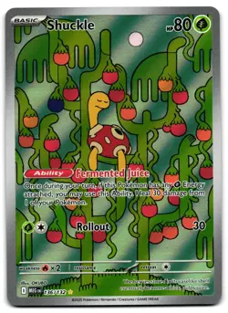 Shuckle 136/132 - 🌊 Mega Evolution Illustration Rare Pokemon TCG 🖤 - M/LP - Image 1