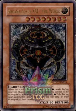 Arcana Force XXI Ultimate Rare MP 1996 Print LODT-EN016 Yu-Gi-Oh - Image 1