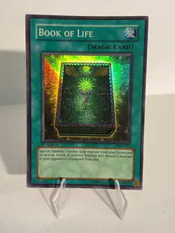 Yugioh Book Of Life Super Rare 1st Edition PGD-033 HP - Image 1