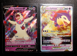 Pokemon TCG, Hisuian Typhlosion V 053/189 & VSTAR 054/189 Astral Radiance - Image 1