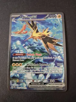 Zapdos EX 202/165 Special Illustration Rare Scarlet & Violet 151 Pokemon Card - Image 1
