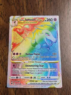 Pokemon Hisuian Typhlosion VSTAR 193/189 Swsh10: Astral Radiance Holo Secret - Image 1