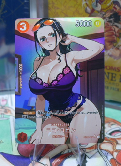 Nico Robin Sexy One Piece CCG Anime Card Waifu Doujin Custom Hot - Image 1