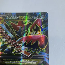 Pokemon M Scizor EX Full Art Ultra Rare Holo Breakpoint Mega 120/122 Card - Image 3