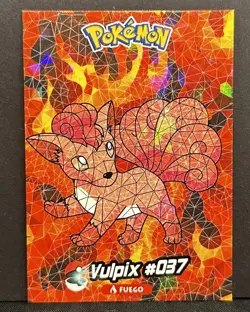 VULPIX - POKEMON CRYSTAL CARD COLLECTION CRACKED ICE HOLO - Image 1