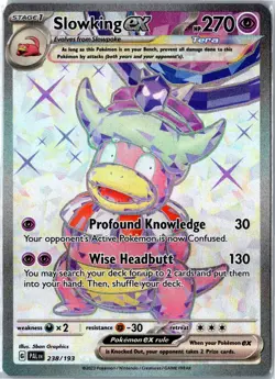 Pokemon Card - Slowking ex 238/193 Paldea Evolved Ultra Rare Near Mint - Image 1