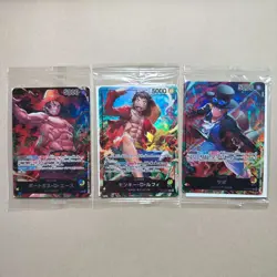 Ace Luffy Sabo ST13-001-002-003 SEALED One Piece Seven Eleven Promo Cards B67 LL - Image 1