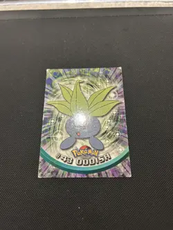 Oddish #43 | Topps TV Animation Series | Non Holo Pokemon Card HP - Image 3