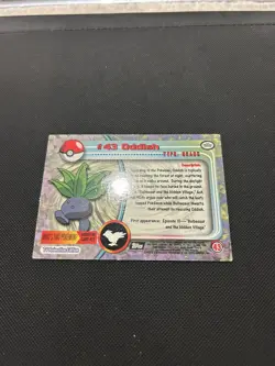 Oddish #43 | Topps TV Animation Series | Non Holo Pokemon Card HP - Image 4