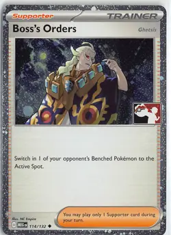 Prize Pack Series Cards Holo Rare 172/193 Boss's Orders - - Image 1