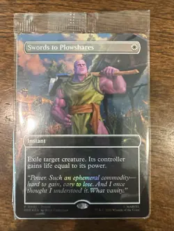 THANOS Magic the Gathering PSA Magazine Promo Swords to Plowshares Marvel - Image 1