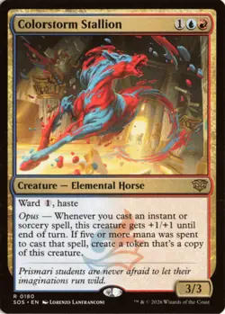Colorstorm Stallion 180 SOS Secrets of Strixhaven NM - Image 1