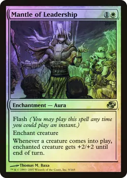 MTG FOIL Mantle of Leadership - Planar Chaos #009 - Image 1