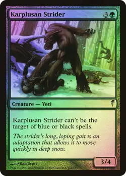 MTG FOIL Karplusan Strider - Coldsnap #112 - Image 1