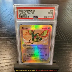 FLYGON - REV FOIL - PSA GOOD 2 - 2003 Pokemon Ex Dragon - #15 - Image 1